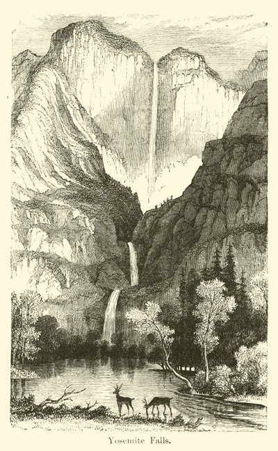 Yosemite-Fälle von American School