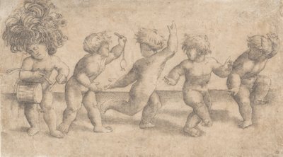 Fünf tanzende Putti von Amico Aspertini