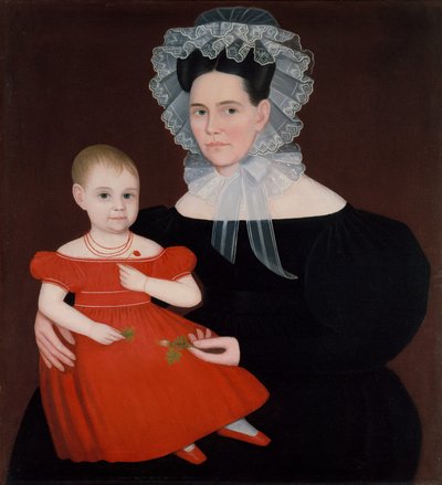 Frau Mayer und Tochter, 1835-40 von Ammi Phillips