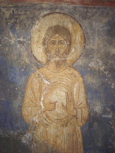 Heiliger Alexius von Edessa von Ancient Russian frescos