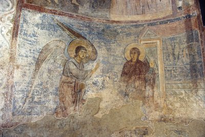 Die Verkündigung von Ancient Russian frescos
