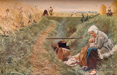 Unser tägliches Brot, 1886 von Anders Leonard Zorn