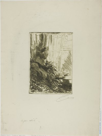 Gerda Grönberg II von Anders Leonard Zorn