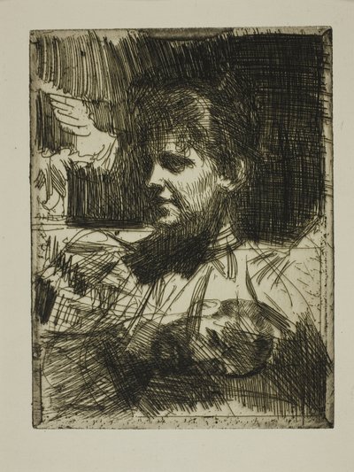 Gerda Hagborg I ("Pour plaire") von Anders Leonard Zorn