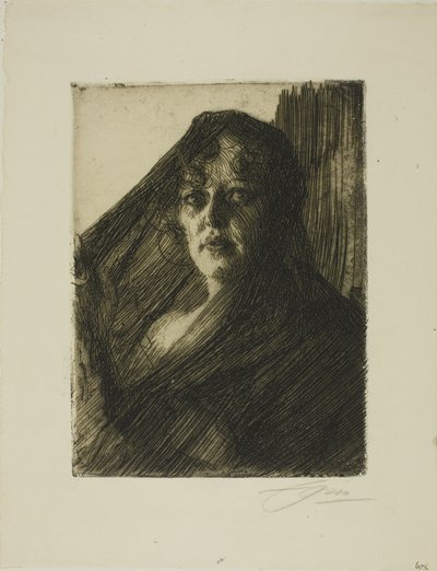 Gerda Lundequist von Anders Leonard Zorn
