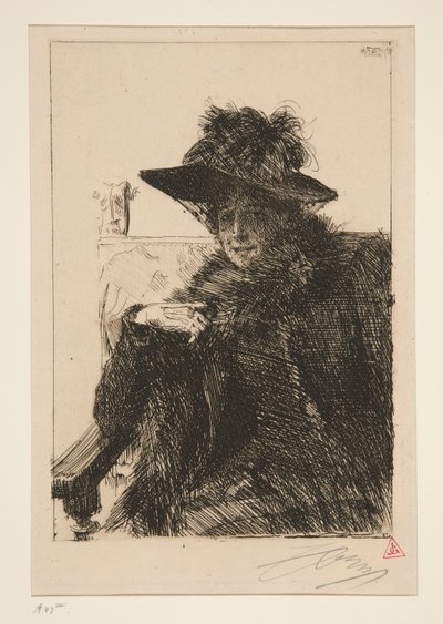 Mme. Armand Dayot von Anders Leonard Zorn
