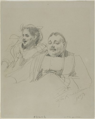 Herr und Frau Raymond Johnson von Anders Leonard Zorn