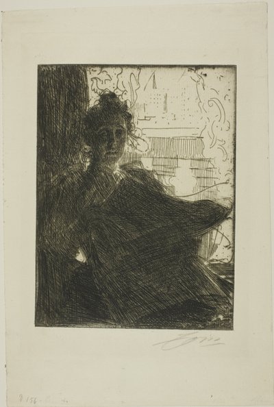 Mrs. Emma Zorn von Anders Leonard Zorn