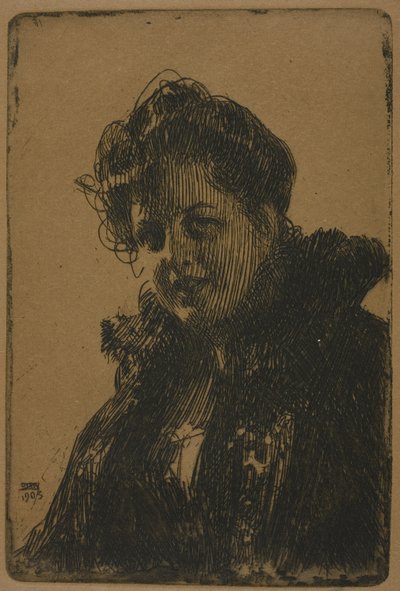 Mrs. Granberg von Anders Leonard Zorn