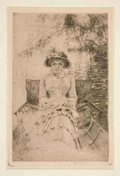 Auf der Themse von Anders Leonard Zorn