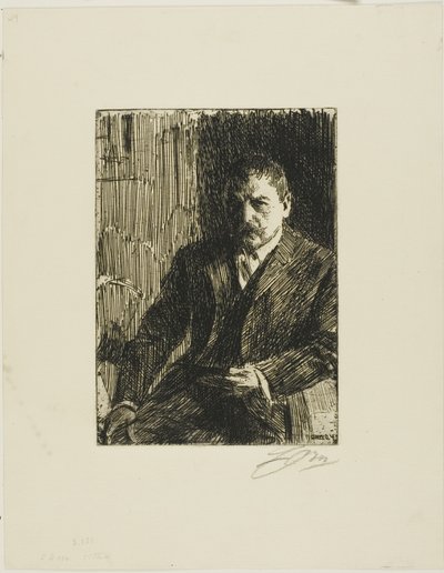 Selbstporträt 1904 I von Anders Leonard Zorn