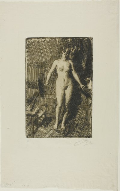 Stehendes Modell von Anders Leonard Zorn
