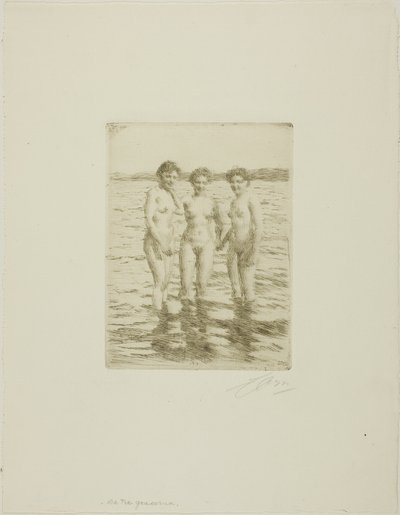 Die drei Grazien von Anders Leonard Zorn