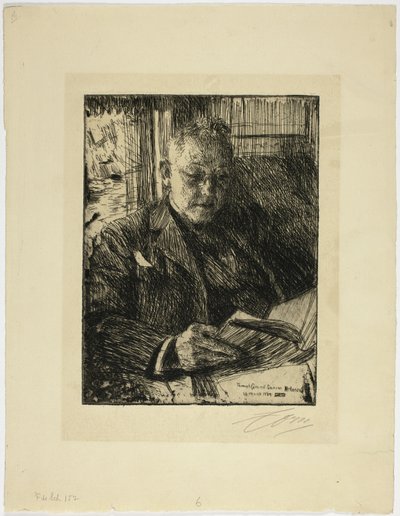 Reisebegleiter (Herr Ch. Deering) von Anders Leonard Zorn
