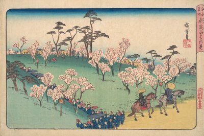 Asukayama Hanami von Ando Hiroshige