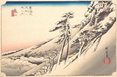 Klares Wetter nach Schnee, 19. Jahrhundert von Ando Hiroshige