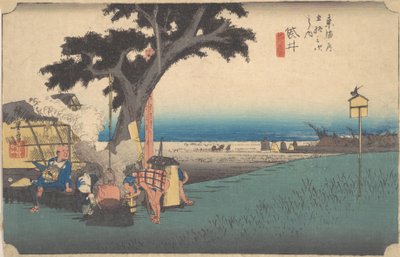 Fukuroi, De Chaya, ca. 1834 von Ando Hiroshige