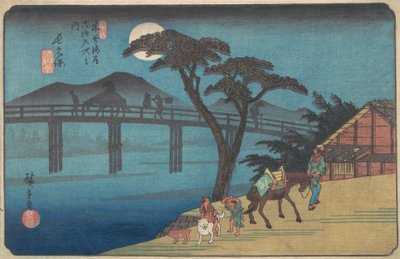 Nagakubo Station, ca. 1836 von Ando Hiroshige