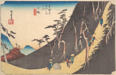 Nissaka, Sayo Nakayama, ca. 1834 von Ando Hiroshige