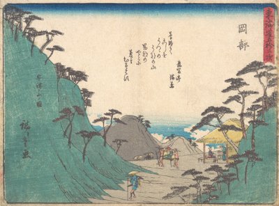 Okabe, ca. 1838 von Ando Hiroshige