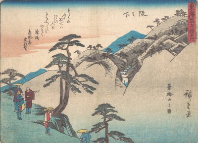 Saka-no-shita, ca. 1838 von Ando Hiroshige