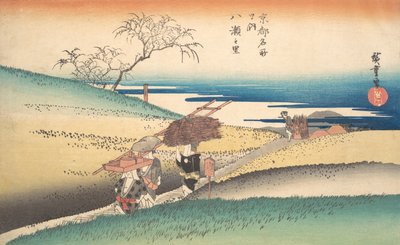 Dorf Yase, ca. 1832 von Ando Hiroshige