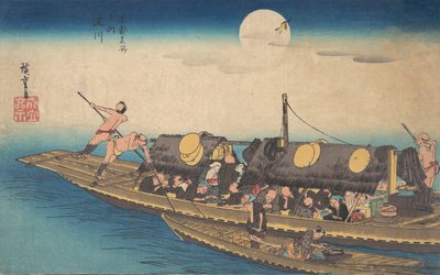 Yodogawa, ca. 1834 von Ando Hiroshige