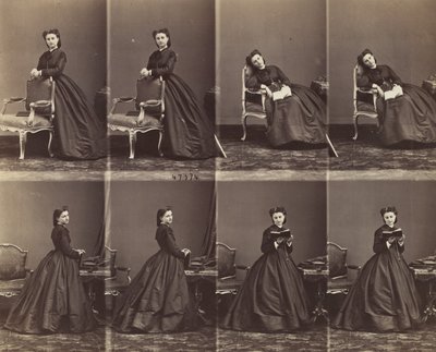Léontine Walter, 1863 von Andre Adolphe Eugene Disderi