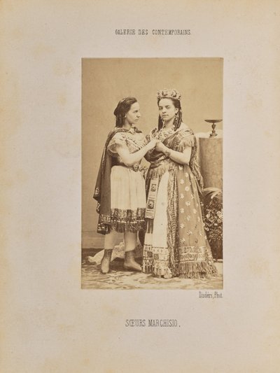 Schwestern Marchisio von Andre Adolphe Eugene Disderi