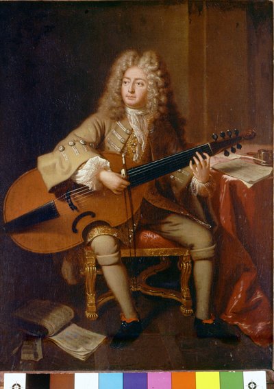Porträt von Marin Marais von Andre Bouys