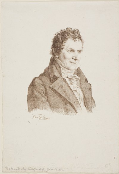 Porträt des Graveurs Baquoy von Andre Dutertre