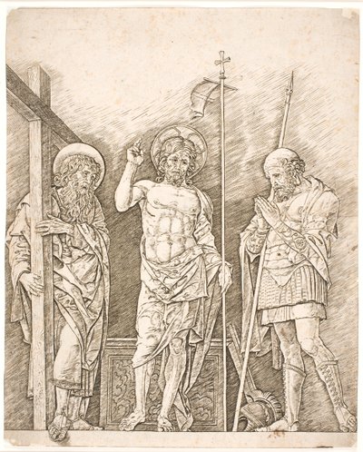 Der auferstandene Christus von Andrea Mantegna