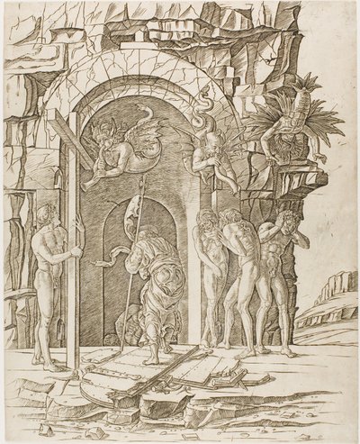 Abstieg in den Limbus von Andrea Mantegna