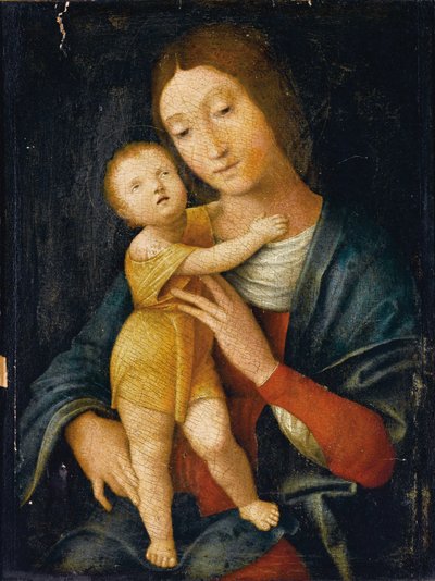 Madonna mit Kind von Andrea Mantegna