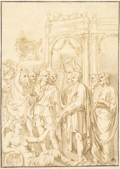Römische Senatoren und Soldaten von Andrea Mantegna