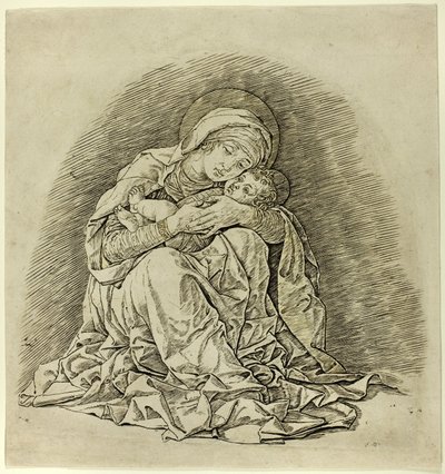 Jungfrau und Kind von Andrea Mantegna