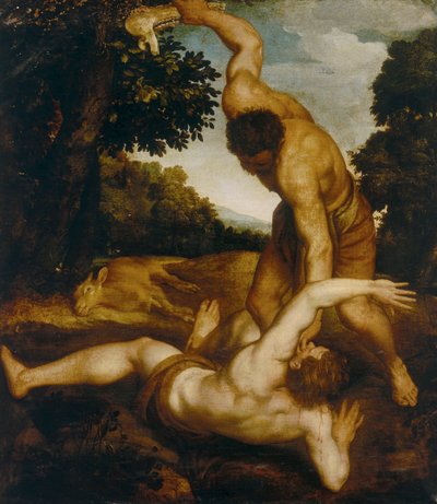 Samson tötet einen Philister von Andrea Schiavone