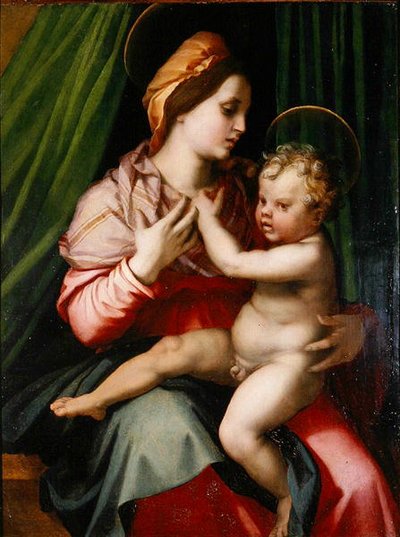 Madonna mit Kind von Andrea del Sarto