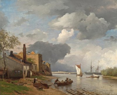 Aufklarendes Wetter von Andreas Achenbach