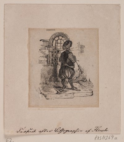 Ein Grieche (nach Lithographie) von Andreas Flinch