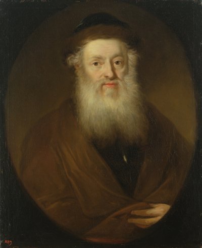 Porträt eines Rabbiners, ca. 1709 von Andreas Scheits
