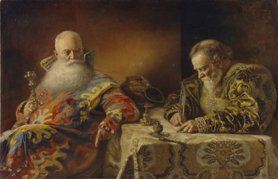 Ein Edikt wird geschrieben von Andrei Andreevich Karelin
