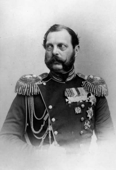 Zar Alexander II. von Russland, ca. 1860er Jahre von Andrei Deniere