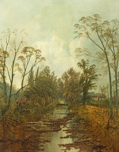 Die alte Ebbw-Brücke, Newport von Andrew Allan