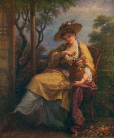 Selbstporträt von Angelica Kauffmann, ca. 1780 von Angelica Kauffmann