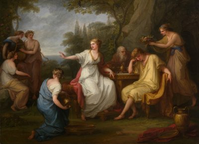 Der Kummer des Telemachus, 1783 von Angelica Kauffmann