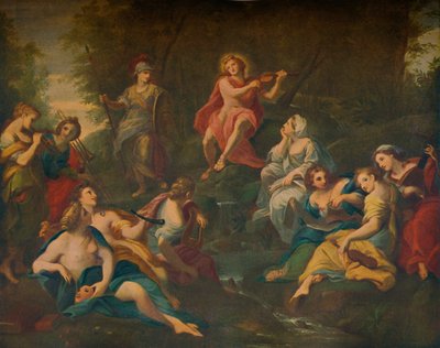 Apollo und die Musen, 1772 von Angelica Kauffmann