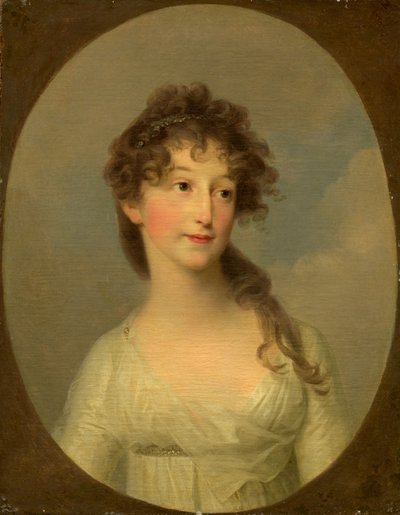 Möglicherweise Franciska Krasinska, Herzogin von Kurland von Angelica Kauffmann