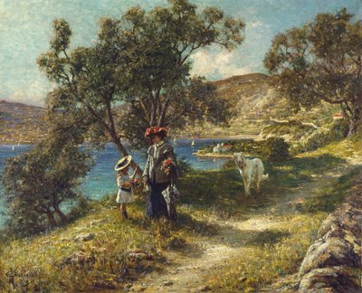 Blumen pflücken von Angelo Garino
