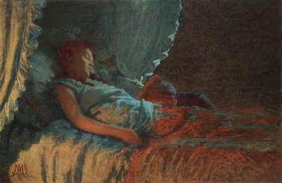 Alba Serena Mutterschaft, 1889-1890 von Angelo Morbelli